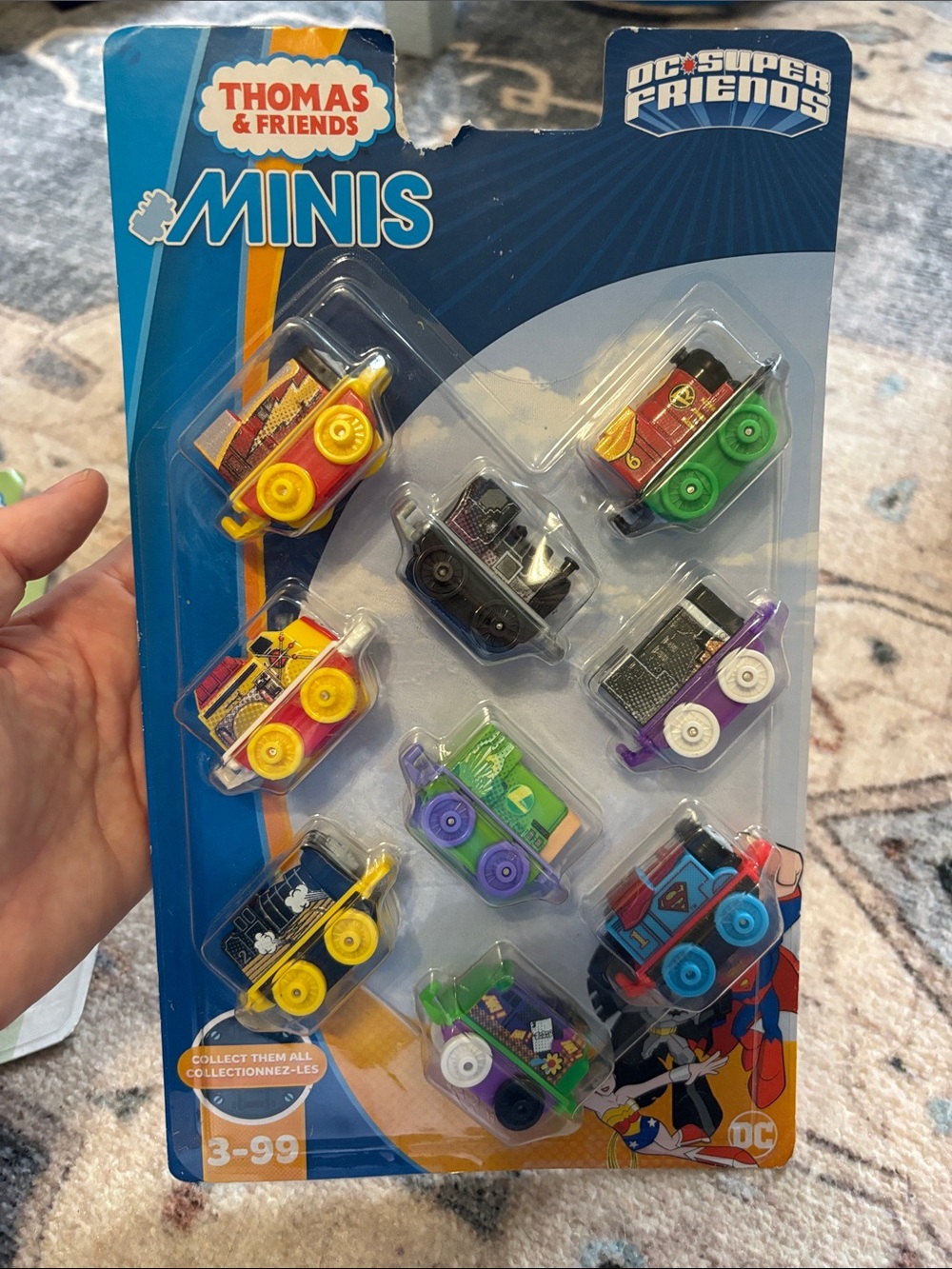 New and retired. Thomas & Friends Minis DC Super Friends 10-Piece Train
